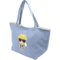 Karl Lagerfeld K / Heroes Canvas Shopper Blue