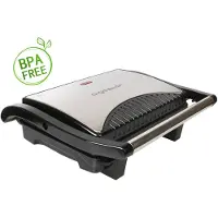 Aigostar Panini Maker 1000W Stainless Steel VDE