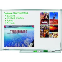 Legamaster Whiteboard PROFESSIONAL, Höhe 1200 mm, Breite 1500 mm, mit umfangreichem Zubehör