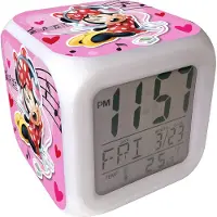Kids Licensing Minnie Mouse Digitaler Wecker mit Minnie Mausalarm WD22004 Kids Euroswan