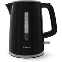 Tomado TWK1701B Wasserkocher 1,7 Liter - Kunststoff - Schwarz