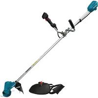 Makita DUR190U, Rasentrimmer, 30 cm, Klinge & Nylonschnur, U-Griff, Schwarz, Grün, 91,6 dB