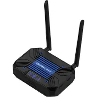 Teltonika TCR100, Wi-Fi 5 (802.11ac), Dual-Band (2,4 GHz/5 GHz), Ethernet/LAN, 4G, Schwarz, Tabletop-Router