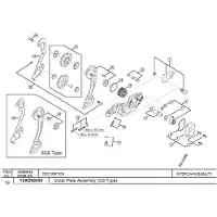 Shimano XTR RD-M985-GS Kettenleitblech Außen für Schaltwerk 2023 Schaltungsteile & Zubehör