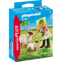 Playmobil Bäuerin mit Schäfchen