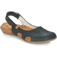 El naturalista Sandalen Damen N413 PLEASANT BLACK / WAKATAUA Farbe Schwarz