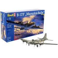Revell B-17F Memphis Belle, Fixed-wing aircraft model, Montagesatz, 1:72, Boeing B-17, Kunststoff, Second World War
