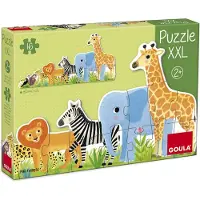 Jumbo Goula Puzzle XXL Dschungel, von klein bis groß - 16 Teile