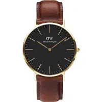 Daniel Wellington Classic Black St. Mawes Gold
