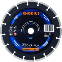 Rhodius 303189 Alphaline I LD50 Diamanttrennscheibe - 230 x 22,23 x 7mm - Beton/Universal