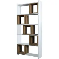 Kalune Design | Bücherregal Box Naturel Spaanplaat 80x170x22 cm | NADUVI