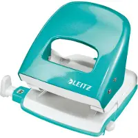 Leitz NeXXt 5008 WOW, 30 Blätter, Blau, Silber, Metall, 8 cm, 5,5 mm, A4, A5, A6, Folio, US-Quart, 8 x 8 x 8cm
