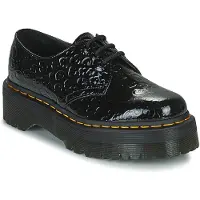Dr. Martens 1461 Quad 3-eye Patent Lamper Leopard Embross Schuhe