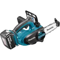 Makita DUC122RTE, 11,5 cm, 5 m/s, 25,4 / 4 mm (1 / 4"), Schwarz, Blau, Akku, 5 Ah
