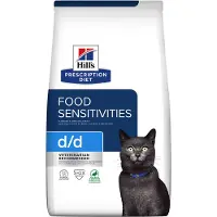 Hill's Pet Nutrition D/D Food Sensitivities Katzenfutter mit Ente und grünen Erbsen | 1,5 kg