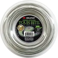 Solinco Tour Bite Soft Tennissaitenrolle Hellsilber (18 Silber)