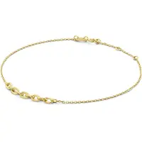 Jackie Gold Positiano Armband aus 14 Karat Gelbgold