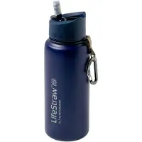 LifeStraw Edelstahl Wasserfilterflasche 750ml