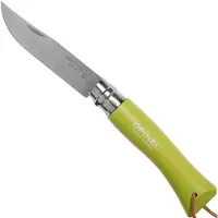 Opinel Trekking No. 07RV Taschenmesser, anis
