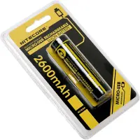 Nitecore Li-Ion Akku 3,7V Typ 18650 NL1826R 2600 mAh