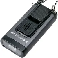 Led Lenser K6R Safety, Schlüsselanhängerlampe mit Alarmfunktion, grau