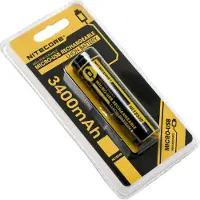 Nitecore 18650 NL1834R Li-Ion 3400mAh 3,6 Volt + USB-C-Anschluss