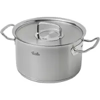 Fissler Kochtopf Original Profi Collection mit rostfreiem Edelstahl Deckel 24 cm