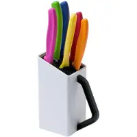 Victorinox Swiss Army Victorinox SwissClassic Utility block, weiss, 6-tlg., farblich assortiert