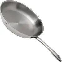 Fissler Catania / Edelstahl-Pfanne (Ø 28 cm), unbeschichtete Stielpfanne, Schmorpfanne, ideal zum krossen Braten, alle Herdarten - auch Induktion