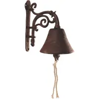 Super Merchant Türglocke Blume aus Gußeisen