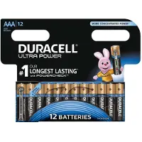 Duracell Ultra Power, Einwegbatterie, AAA, Alkali, 1,5 V, 12 Stück(e), Zylindrische