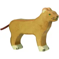 Gollnest & Kiesel Holztiger Holz Löwin Spielfigur handgefertigt und nachhaltig
