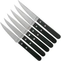 Amefa Steakmesser Pizza Black (6-teilig)