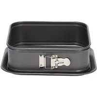 Patisse Springende Form quadratisch 24 x 24 x 9,5 cm stahlgrau
