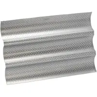 Patisse Baguette-Form 38 x 24 cm Stahl silber