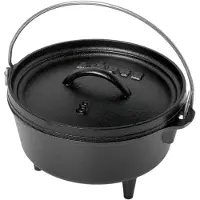 Lodge Camp Dutch Oven mit Deckel L8CO3, Fassungsvermögen ca. 1,9 L