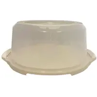 Keeeper Kuchenhaube "Keep-Fresh-Container", weiss verschliessbar mit seitlichen Griffen, Material: PP