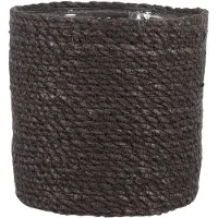 Mica Decorations Mica Aufbewahrungskorb Atlantic grau 18 x 18 cm GLO660301500