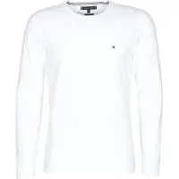 Tommy Hilfiger Stretch Slim Fit Tee White Größe: 3XL | Basic T-Shirts Outlet | Herren | Weiß