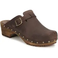 Sanita Wood-Kristel Open Clog Antique Brown Gr.37