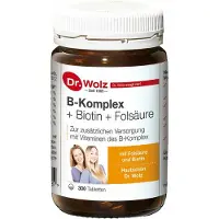 Dr. Wolz B Komplex + Biotin Folsäure 2x300 St Tabletten