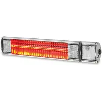 Kemper Heater - Terrassenheizer - für den Innen- und Außenbereich - 2000W - 24m², - IP55 - mit Fernbedienung - hängend