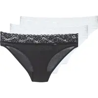 Dim Slips COTON FEMININE X3 damen