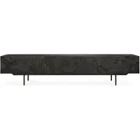 Ethnicraft Graphic Indoor TV Anrichte Teakholz Schwarz