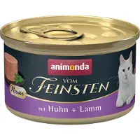Animonda Vom Feinsten Vom Feinsten Nassfutter mit Huhn und Lamm Mousse für adulte Katzen getreidefrei 24x85g