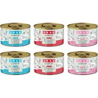 Grau Mischtray Kitten Generation Pet 6x200 g Futter