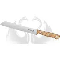 Due Cigni Tuscany 2C761-20OL Brotmesser 20 cm Olivenholz