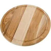 Tramontina Churrasco rundes Schneidebrett Teakholz 26cm