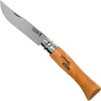 Opinel No. 09 Taschenmesser, Kohlenstoffstahl, Klingenlänge 9 cm