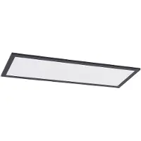 LINDBY LED Panel Nelios , schwarz, für Küche, Aluminium, Modern, LED Panel